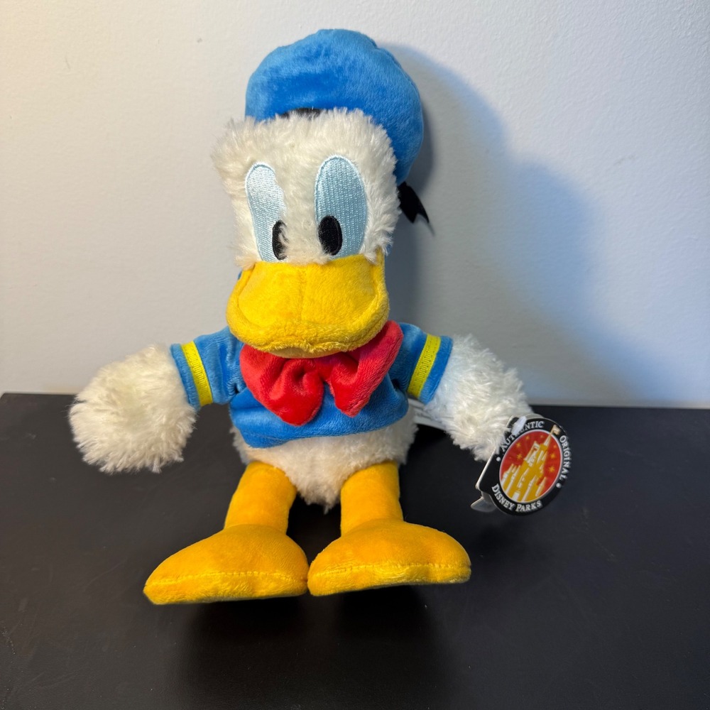 NWT VTG 90s‎ DisneyLand Resort Authentic Donald Duck Plush Blue Sailor Outfit 9"